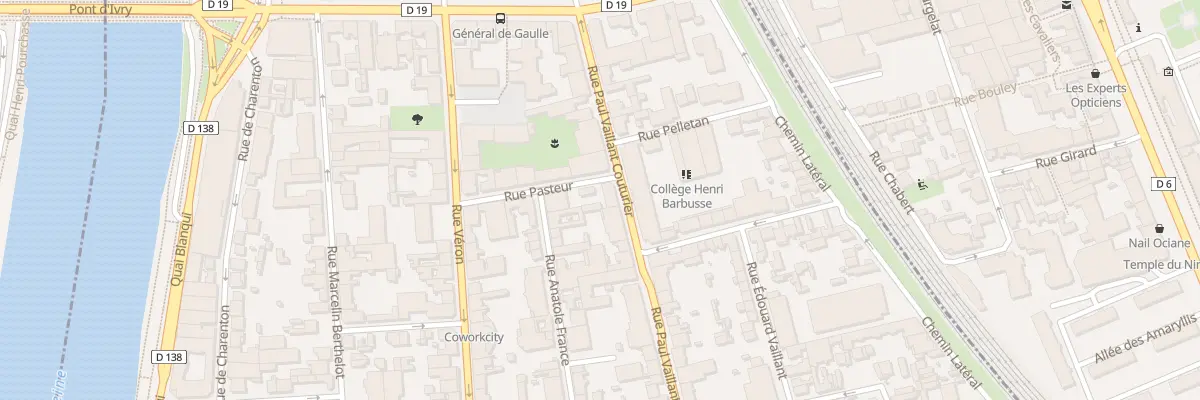 Plan du 38 Rue Vaillant Couturier à Alfortville