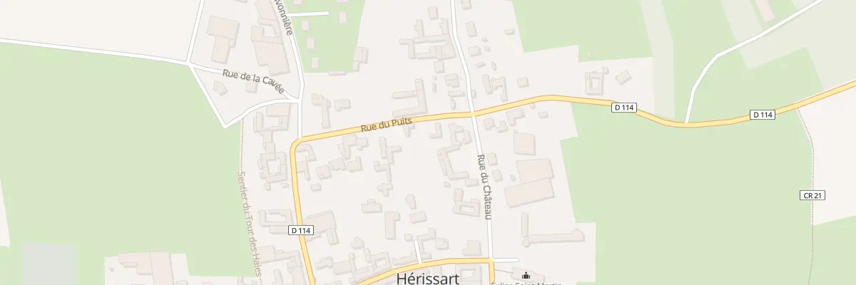 Plan du 15 Rue du Puits à Hérissart