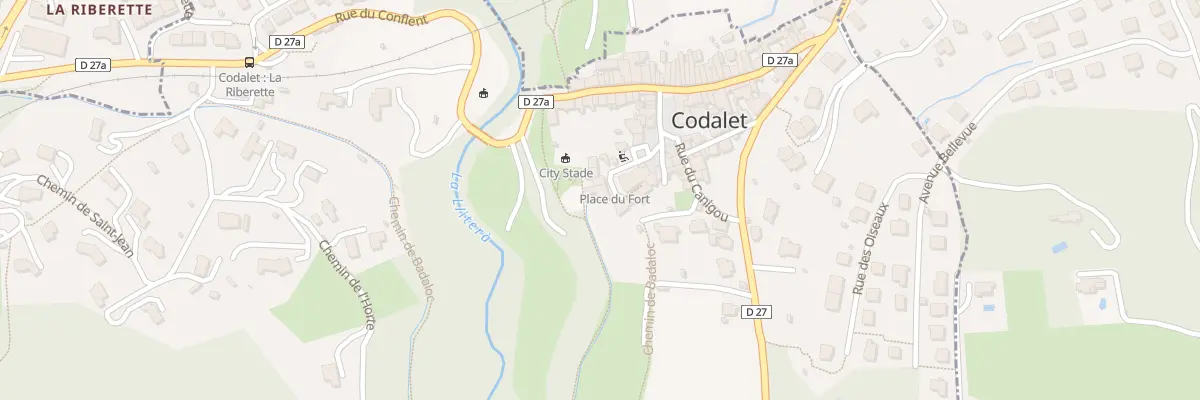 Plan du 90 Village à Codalet