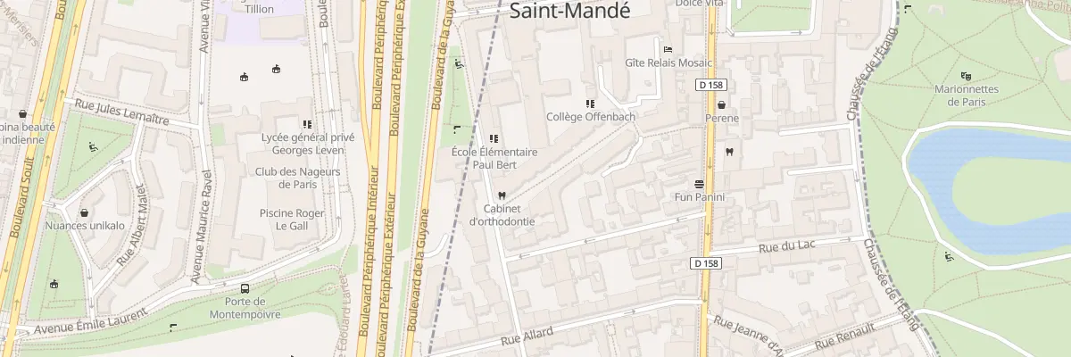 Plan du 5 Rue 1ere Div Francaise Libre à Saint-Mandé