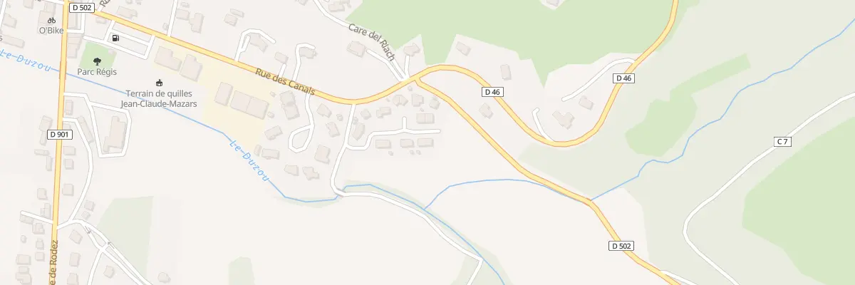 Plan du 5737 Lot Les Rives du Duzou à Conques-en-Rouergue