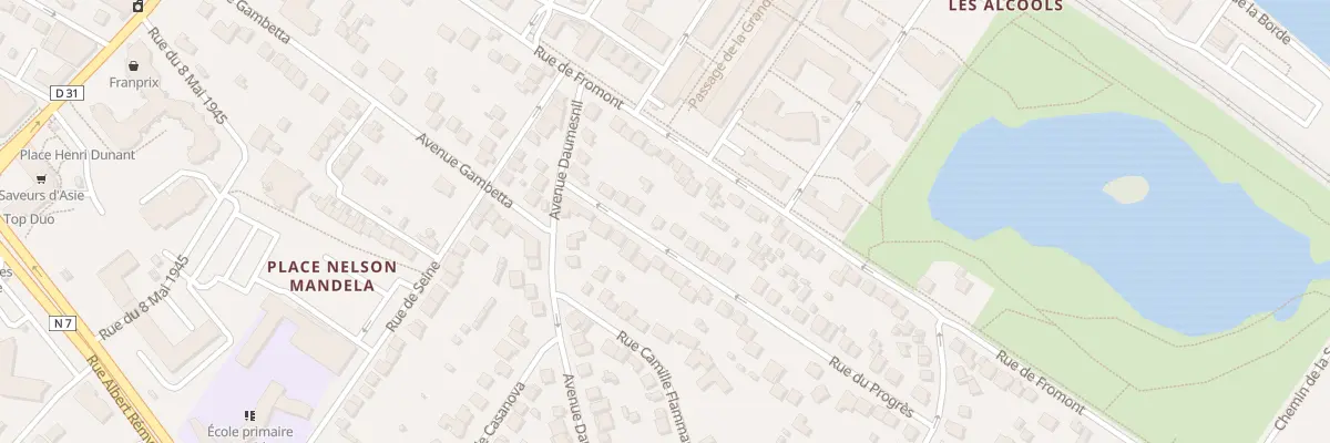 Plan du 42 Rue du Progrès à Ris-Orangis