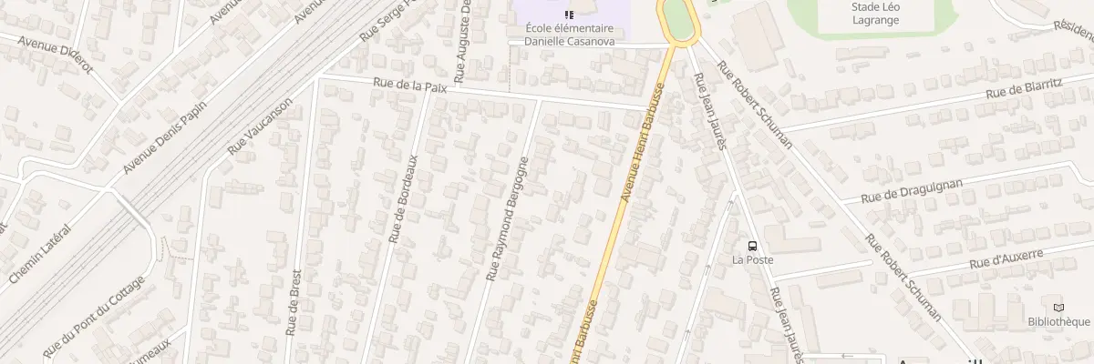Plan du 74 Rue Raymond Bergogne à Arnouville