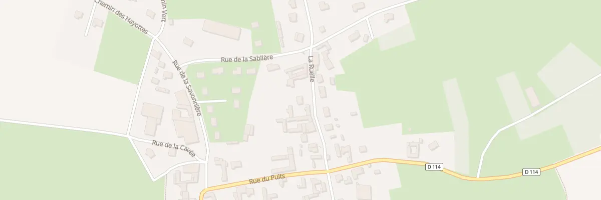 Plan du 12 Vc La Ruelle à Hérissart