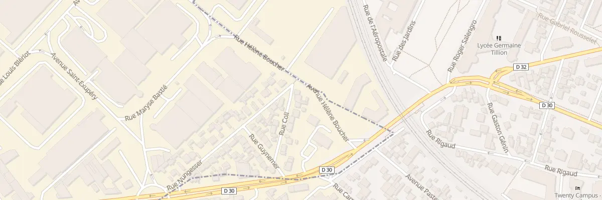 Plan du 20 Rue Coli à La Courneuve