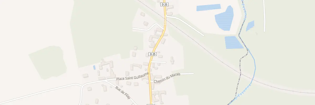 Plan du 27 Rue St Guillaume au Malesherbois