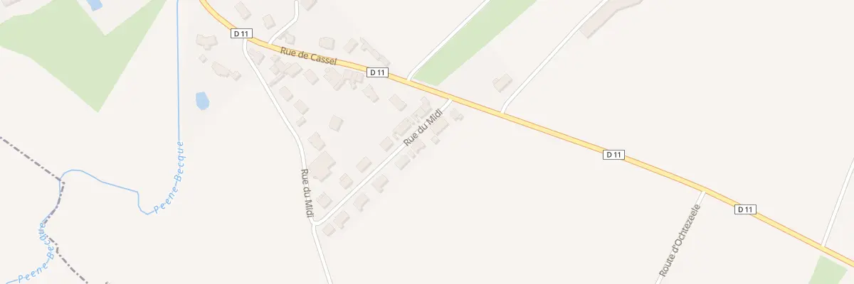 Plan du 5 Rue du Midi à Arnèke