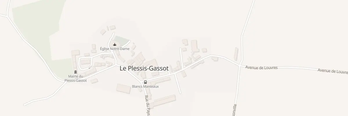 Plan du 9019 Av de Louvres au Plessis-Gassot