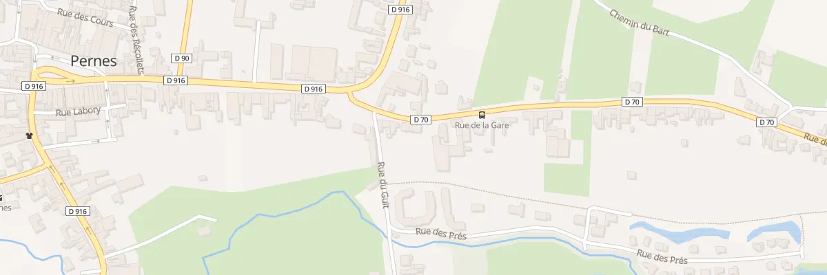 Plan du 14 Rue de la Gare à Pernes