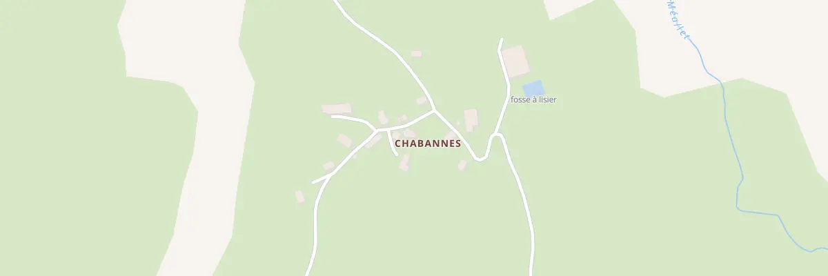 Plan du 9 Chabannes à Méallet