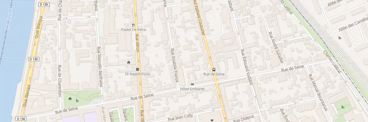 Plan du 45 Rue Anatole France à Alfortville