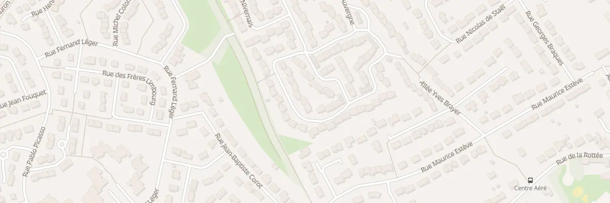 Plan du 33 Rue d’Auvergne à Bourges
