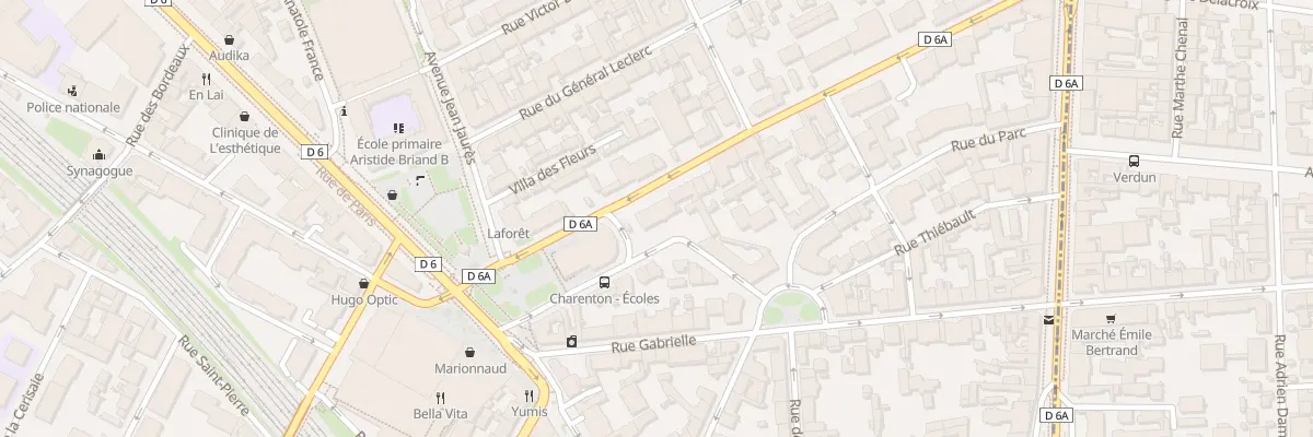 Plan du 1 Rue Alfred Savouré à Charenton-le-Pont