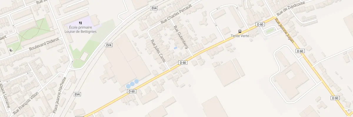 Plan du 339 Rue Paul Vancassel à Dunkerque