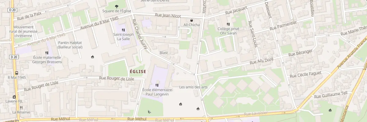 Plan du 27 Rue Charles Auray à Pantin