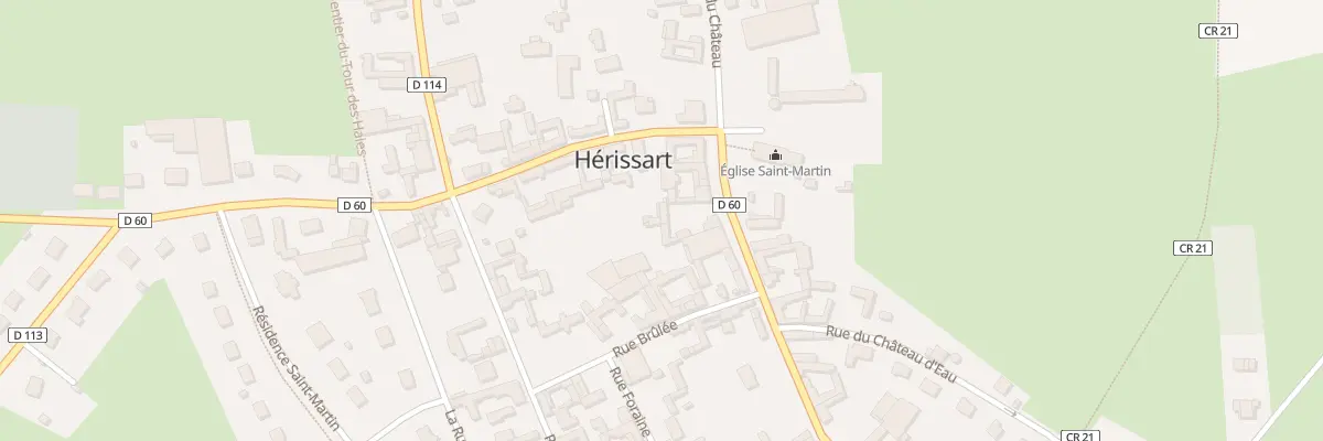 Plan du 7 Gr Grande Rue à Hérissart