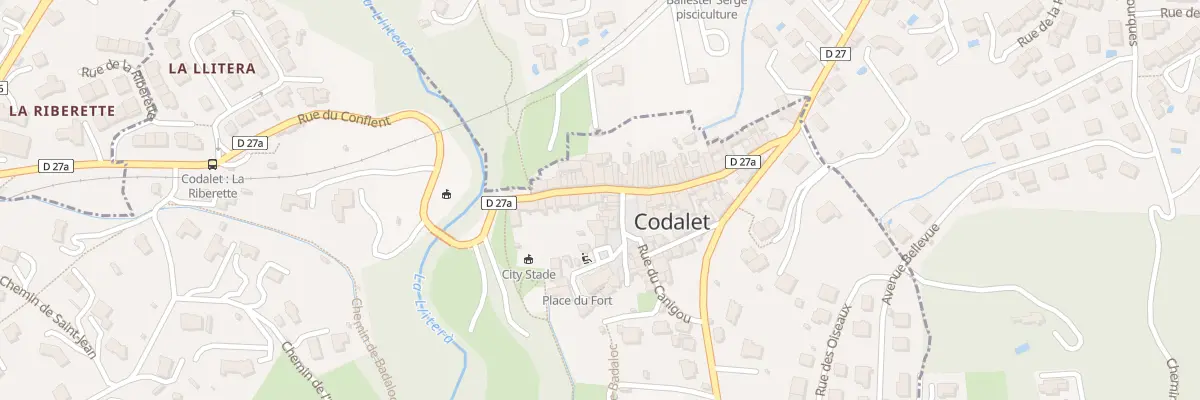 Plan du 14 Village à Codalet