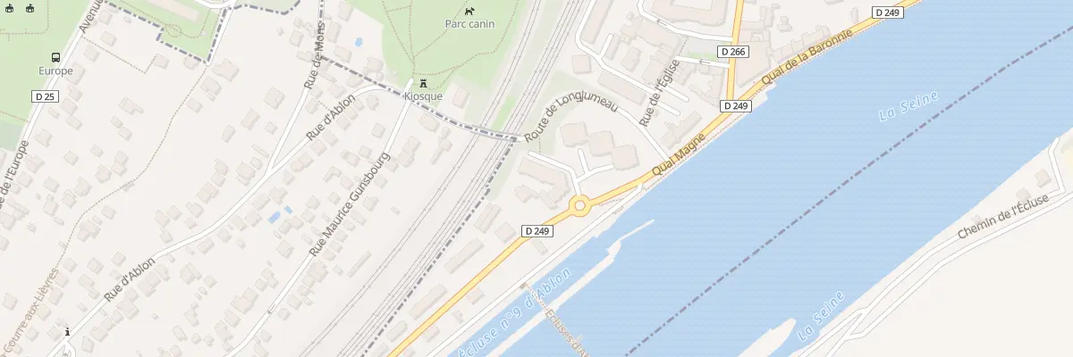 Plan du 3 Quai Magne à Ablon-sur-Seine