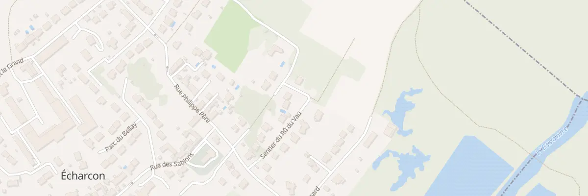 Plan du 1 Sen St Antoine à Écharcon