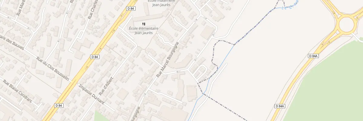 Plan du 19 Rue Marcel Bourgogne à Garges-lès-Gonesse