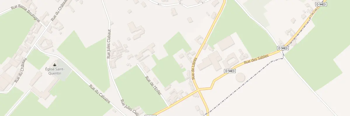 Plan du 462 Rue de Lières à Saint-Hilaire-Cottes