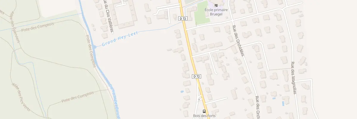 Plan du 60 Rue Principale CD 72 à Téteghem-Coudekerque-Village