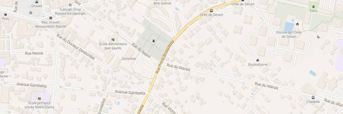 Plan du 104 Rue Pierre Brossolette à Draveil