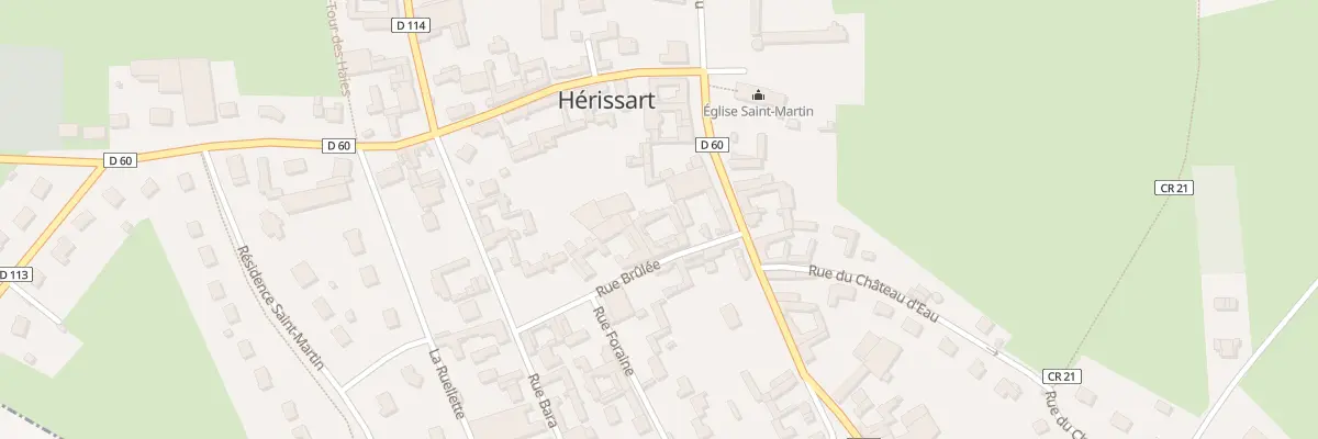 Plan du 10 Rue Brûlée à Hérissart