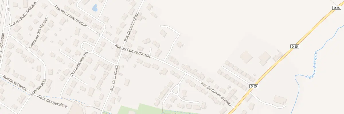 Plan du 26 Rue du Comte d’Artois à Arnèke
