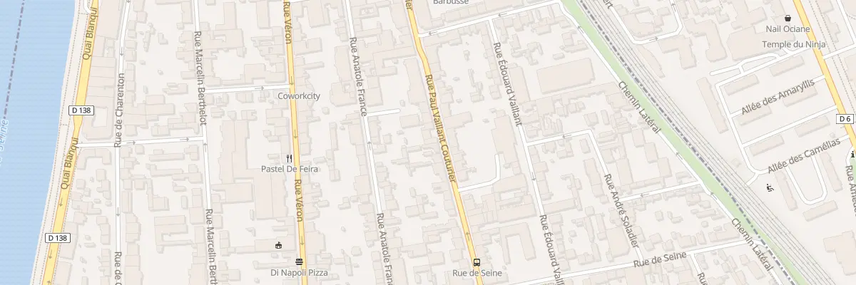 Plan du 64T Rue Vaillant Couturier à Alfortville