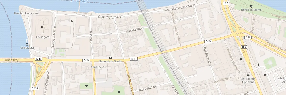 Plan du 33 Rue Charles de Gaulle à Alfortville