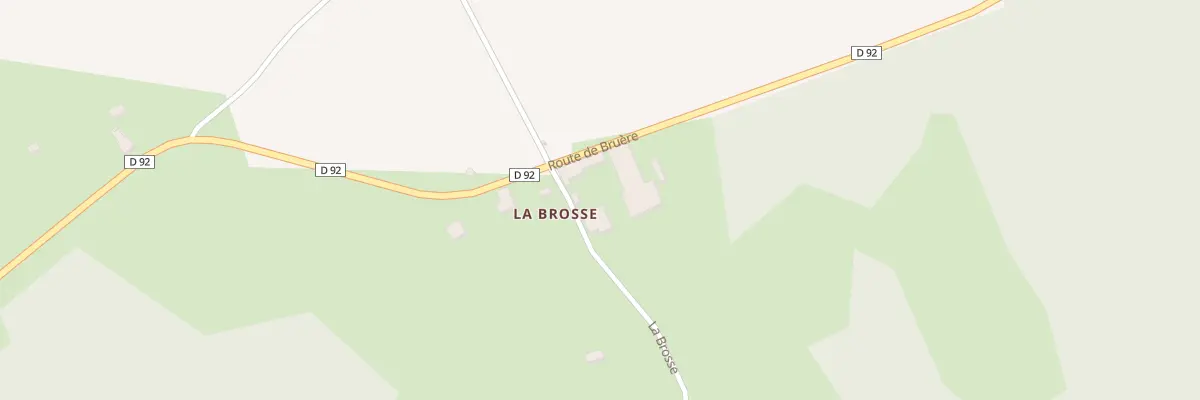 Plan du 1 La Brosse à Farges-Allichamps