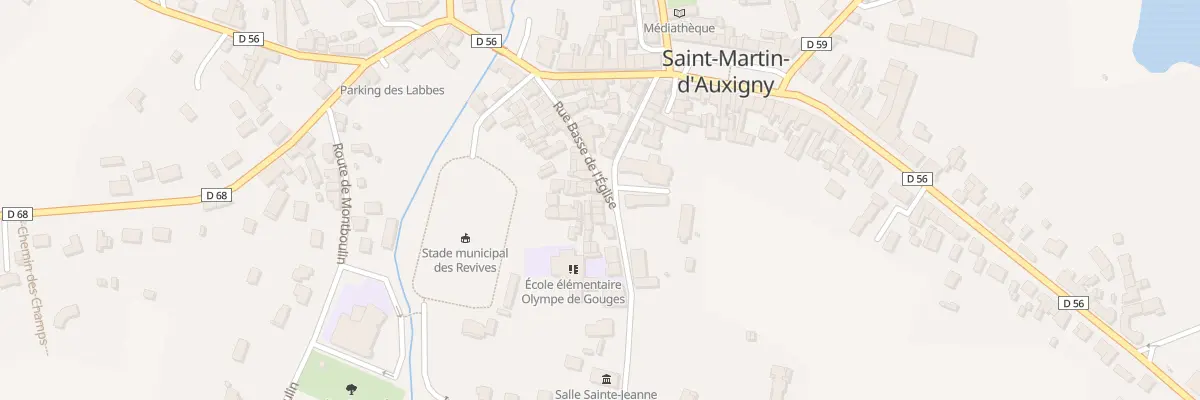 Plan du 2 Rue de la Vallée à Saint-Martin-d’Auxigny