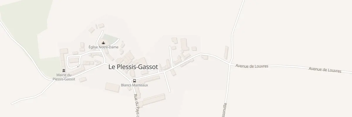 Plan du 5 Rue des Blancs Manteaux au Plessis-Gassot