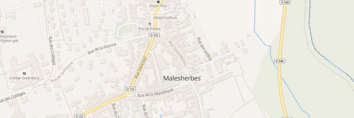Plan du 18 Rue Saint Martin au Malesherbois