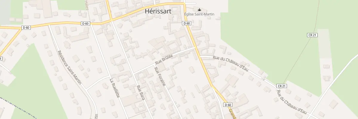 Plan du 7 Rue Brûlée à Hérissart