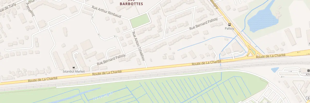 Plan du 40 Rue Bernard Palissy à Bourges