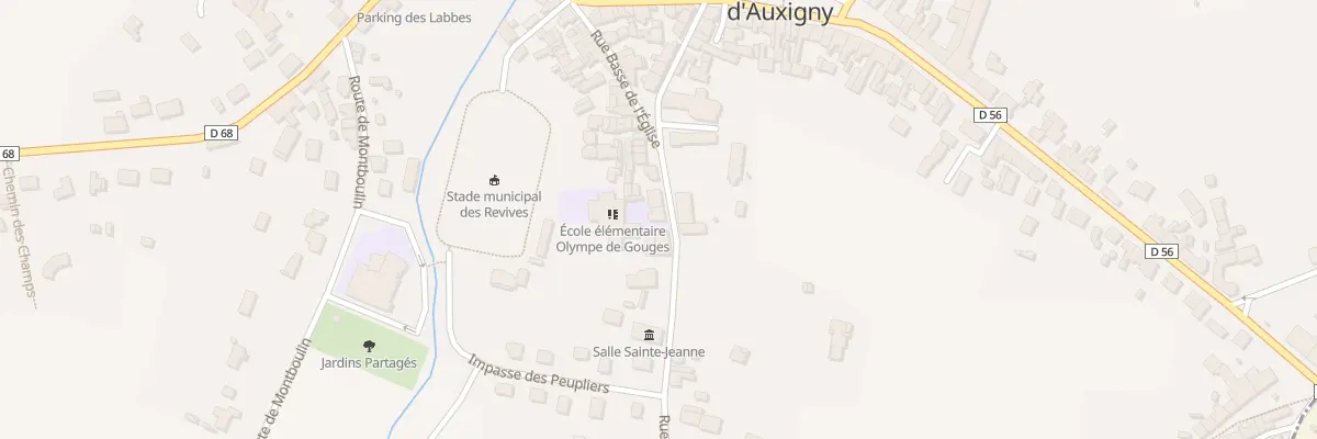 Plan du 10 Rue de la Vallée à Saint-Martin-d’Auxigny