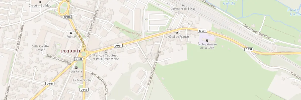 Plan du 24 Av des Déportés à Clermont