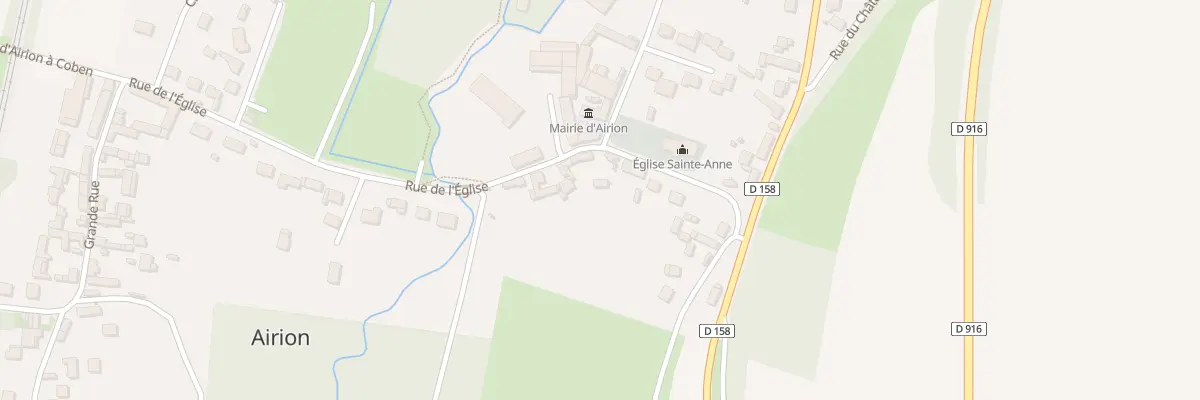 Plan du 3 Rue de l’Eglise à Airion
