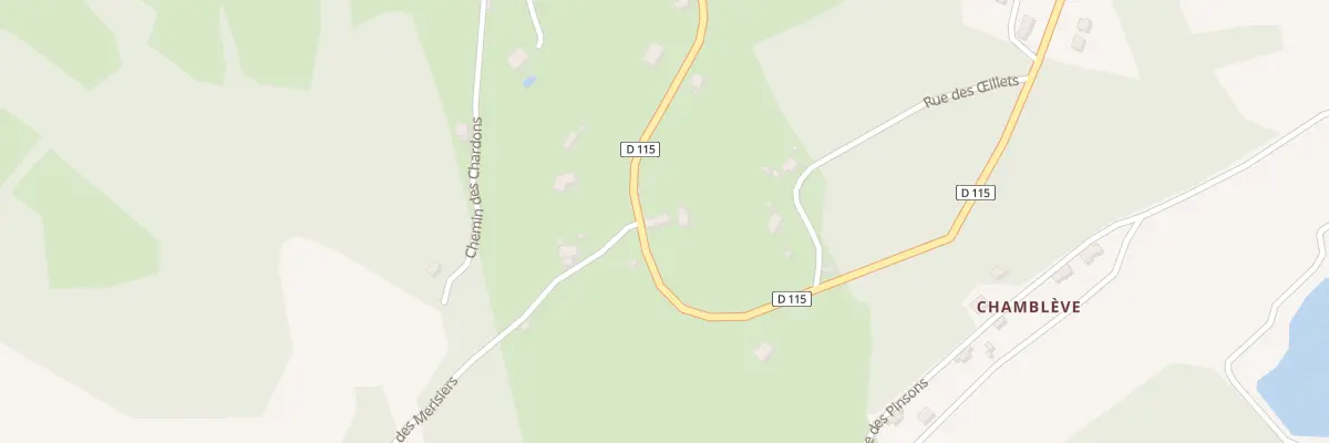 Plan du 19 Rte du Bois de Lempre à Champagnac