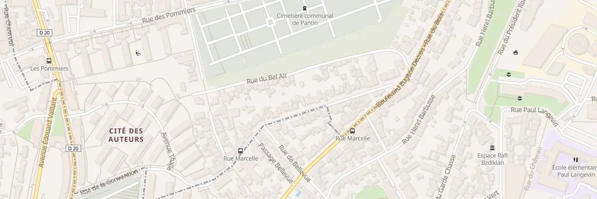 Plan du 42 Rue Marcelle à Pantin