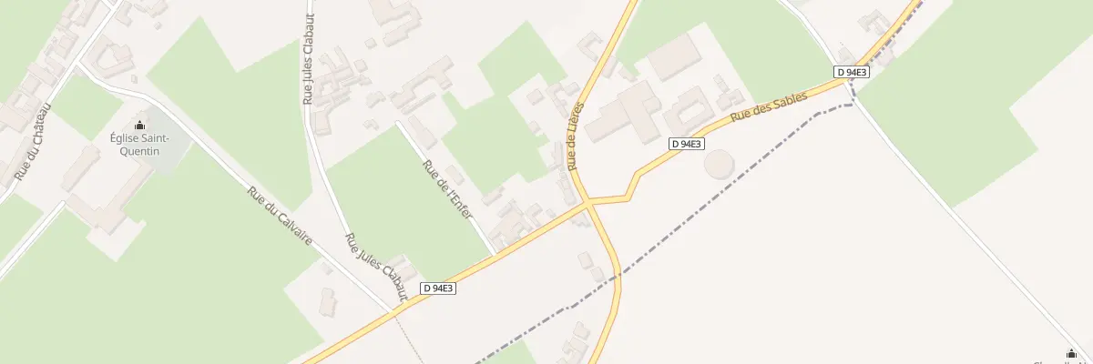Plan du 498 Rue de Lières à Saint-Hilaire-Cottes