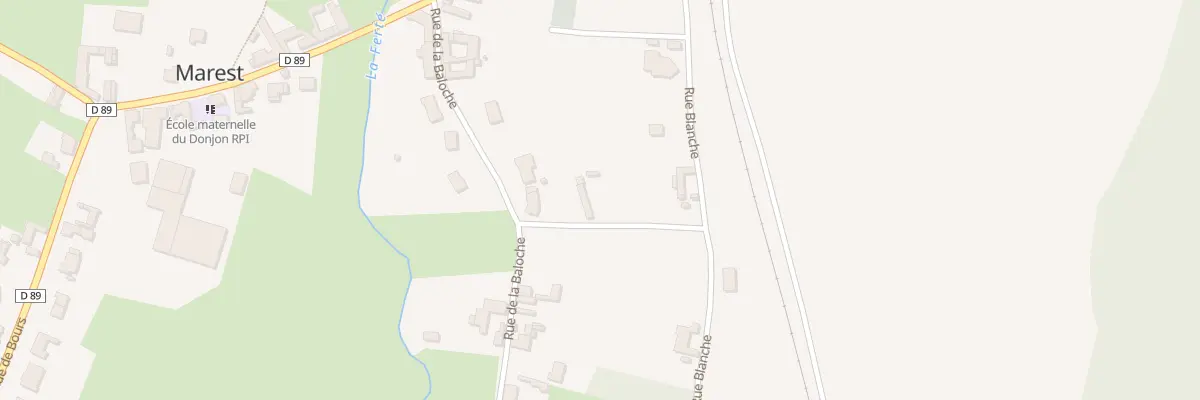 Plan du 1 Rue de l’Enclos à Marest