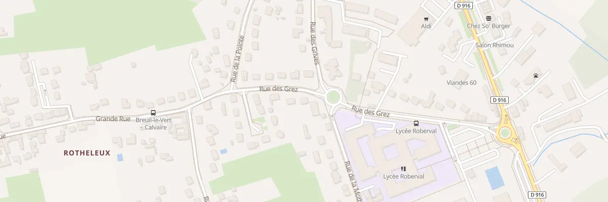 Plan du 6 Rue des Grez à Breuil-le-Vert