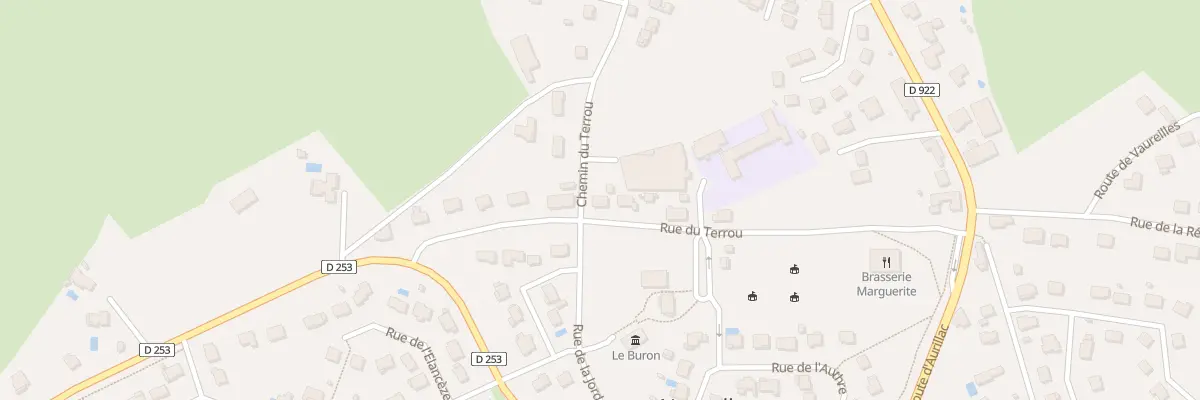 Plan du 11 Rue du Terrou à Naucelles