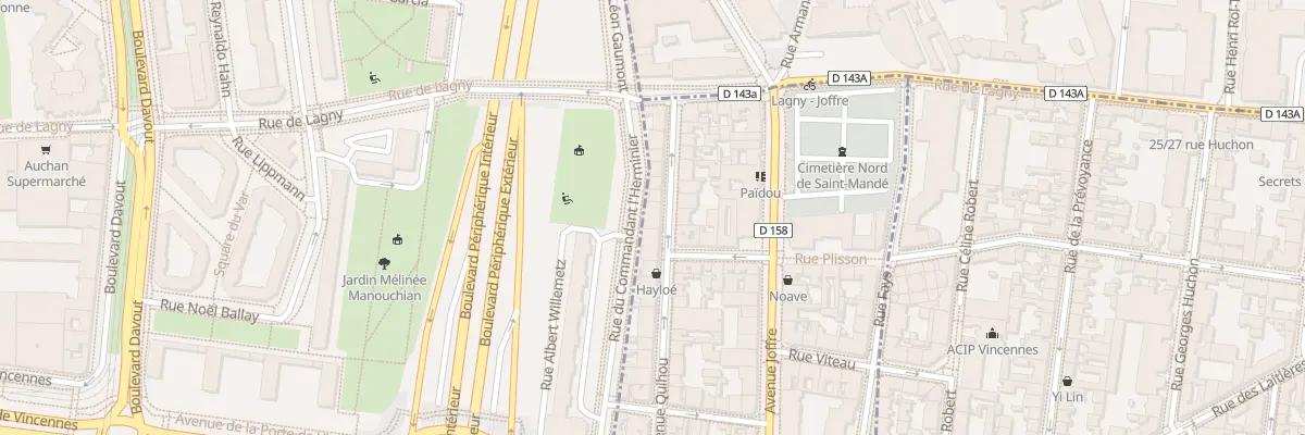Plan du 21 Av Quihou à Saint-Mandé