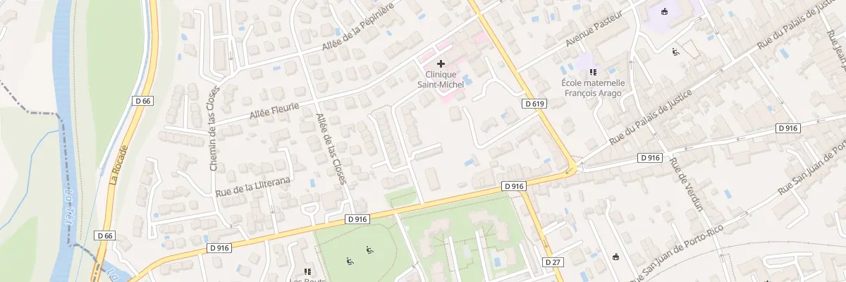 Plan du 6 Rue Joseph Rous à Prades