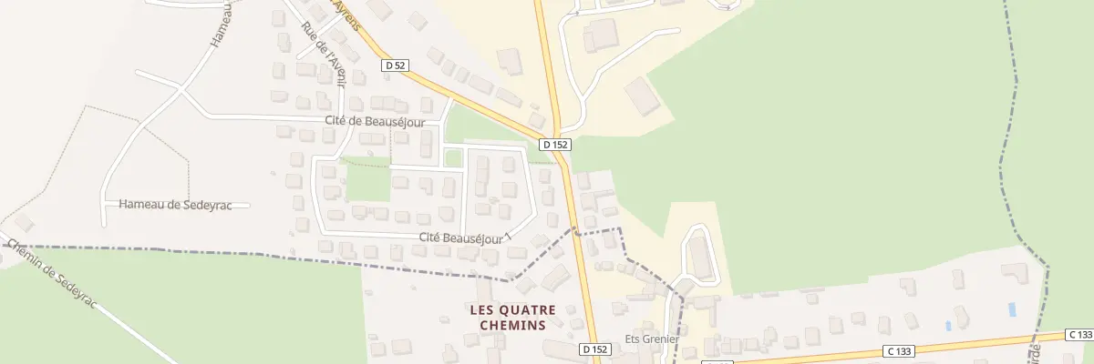 Plan du 1 Cité Beausejour 1 à Naucelles