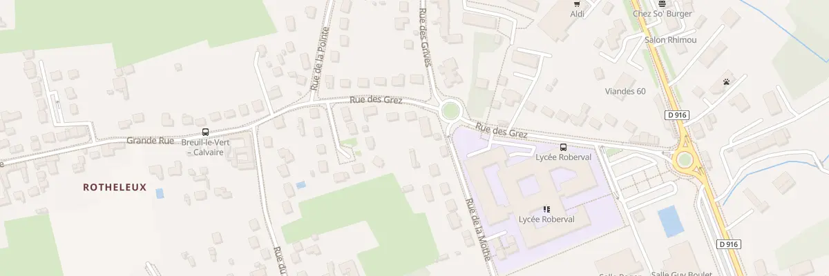 Plan du 6 Rue des Grez à Breuil-le-Vert
